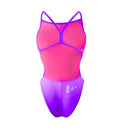 Costume intero donna da allenamento NEW YORK 002NF - Viola