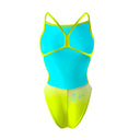 Costume intero donna da allenamento NEW YORK 005NF - Giallo