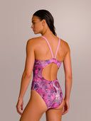 Costume intero donna da allenamento IBIZA 242I - Teschio farfalla