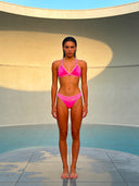 Slip bikini donna da allenamento MALIBU 001MF - Fucsia