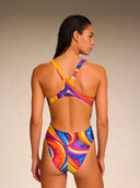 Women's training one-piece swimsuit PINUP 512PF - Very Good