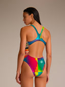 Women's training one-piece swimsuit PINUP 498P - Sushi