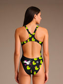 Women's training one-piece swimsuit PINUP 511PF - Anxiety