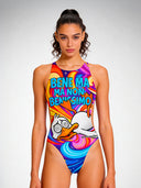Women's training one-piece swimsuit PINUP 512PF - Very Good