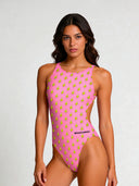 Costume intero donna da allenamento PINUP 557PF - Banana