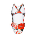 Costume intero bambina da allenamento Pinup 457P - Kitsune