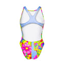 Costume intero bambina da allenamento Pinup 461PF - Skull Wave
