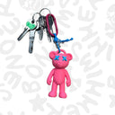 Teddy Psycho Charm - Fucsia + Azzurro