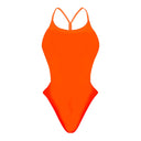Costume intero donna da mare Milano - Arancio Fluo
