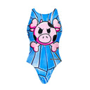 Costume intero donna da allenamento Pinup 499PF - Skullcow