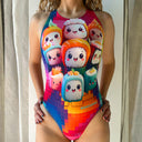 Costume intero donna da allenamento Pinup 498P - Sushi