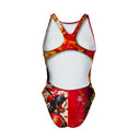 Costume intero bambina da allenamento Pinup 500P - Samurai