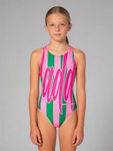 Costume intero bambina da allenamento Pinup 536PF - Baddie