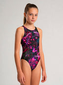 Costume intero bambina da allenamento Pinup 546PF - Black Panther