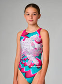 Costume intero bambina da allenamento Pinup 544PF - Wonderland