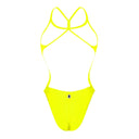 Costume intero donna da mare Milano - Giallo Fluo