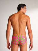 Slip da nuoto uomo da allenamento H2OTTO 448HF - Acid stripes