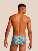 Slip da nuoto uomo da allenamento H2OTTO 442HF - Pop squares