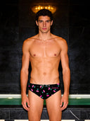 Slip da nuoto uomo da allenamento H2OTTO 445HF - Ciliegie