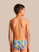 Slip da nuoto bambino da allenamento H2OTTO 442HF - Pop squares