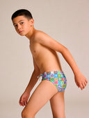 Slip da nuoto bambino da allenamento H2OTTO 442HF - Pop squares