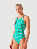 Bañador entero mujer para entrenamiento IBIZA 248IF - Oveja negra