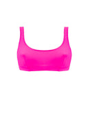 Top bikini donna da mare Hawaii L02HA - Fucsia fluo, vista frontale