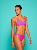 Bikini donna da allenamento MAUI 184MF - Fucsia stella azzurra