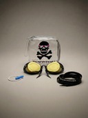 Occhialini Svedesi Mirror con silicone Soft Frame - Brown Specchio Gold