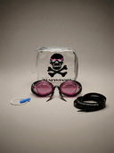 Occhialini Svedesi Mirror con silicone Soft Frame - Fuchsia Specchio Silver