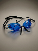 Occhialini Svedesi con silicone Soft Frame - Blu