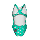 Costume intero bambina da allenamento PINUP 559PF Pecora nera, vista posteriore