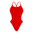 Costume intero donna da mare Milano - Rosso