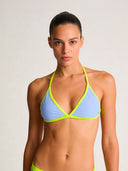 Top bikini donna da mare Tahiti L01TA - Indaco, vista frontale