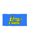 Large microfiber towel 340T - Shut Up And Swim