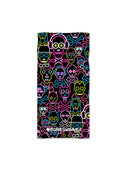 Telo big in microfibra M033TEF - Skull tribe, dettaglio indossato
