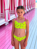 Bikini bambina da mare Waikiki L034WAF - Ciliegie, vista frontale