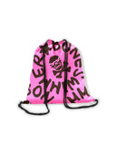 Zainetto in microfibra 125Z - Rosa Logo Cioccolato