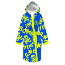 Accappatoio Bimbo - 26ACF Turchese Logo Giallo