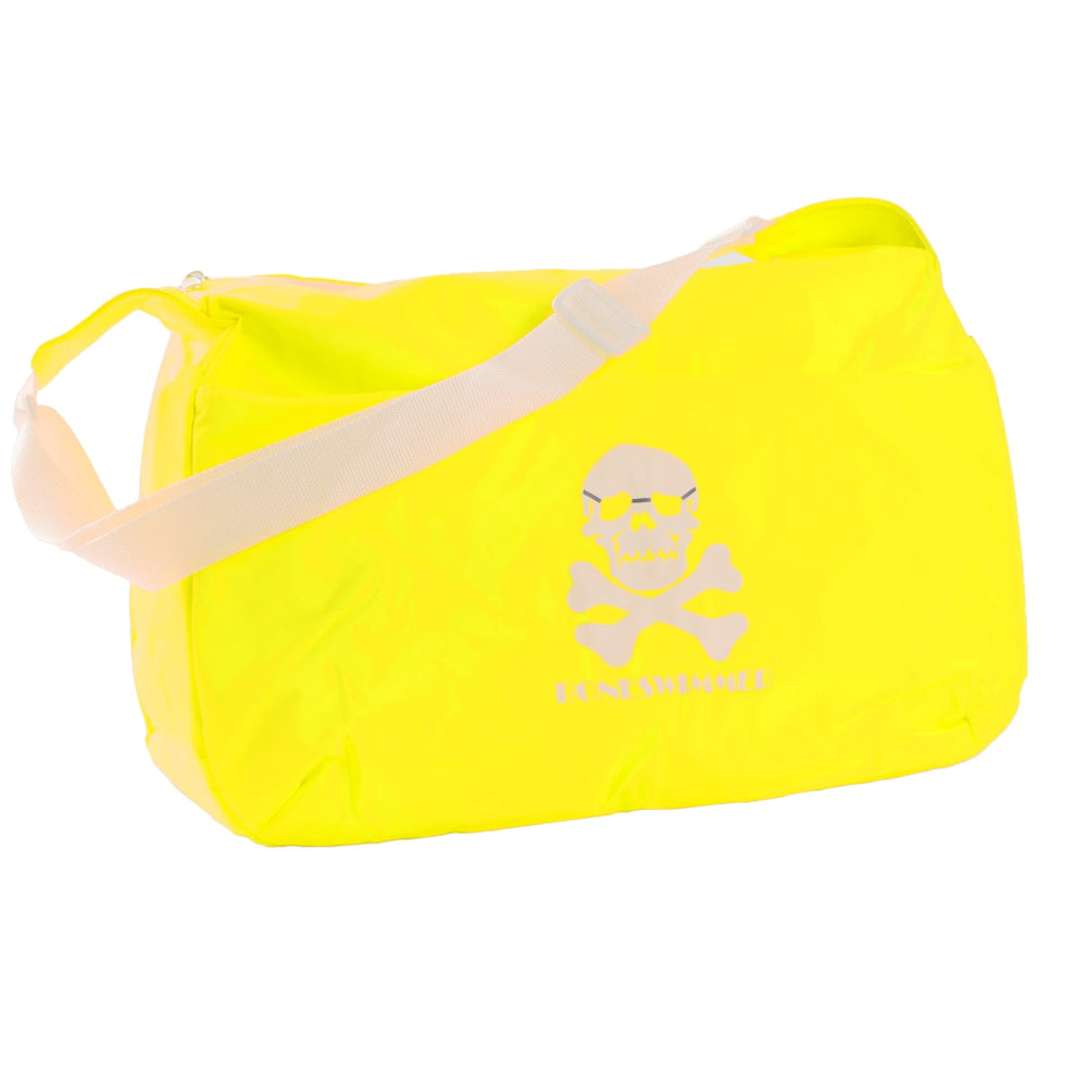 FLUORESCENT YELLOW DUFFLE BAG