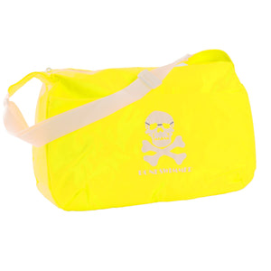 FLUORESCENT YELLOW DUFFLE BAG