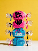 Cuffie in silicone BONESWIMMER Bad Girl, Love, Aldilà e Pool incartate come caramelle
