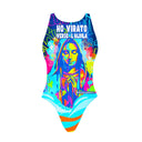 Costume intero bambina da allenamento Pinup 518PF - Aldilà