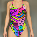 Costume intero donna da mare Alte L020AF - Pica