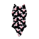 Costume intero bambina da allenamento Pinup 404P - Porky'S
