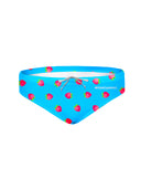 Slip de natation enfant d'entraînement H2OTTO 447HF - Framboises