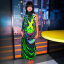 Telo grande in microfibra 366T - Acid