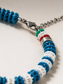 Victory 604 lane bracelet, clasp and tricolour detail
